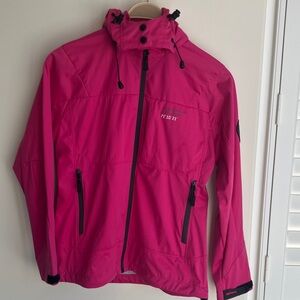 SCANDINAVIAN EXPLORER Women’s Polyester Shell Hooded Jacket in Pink Size Small